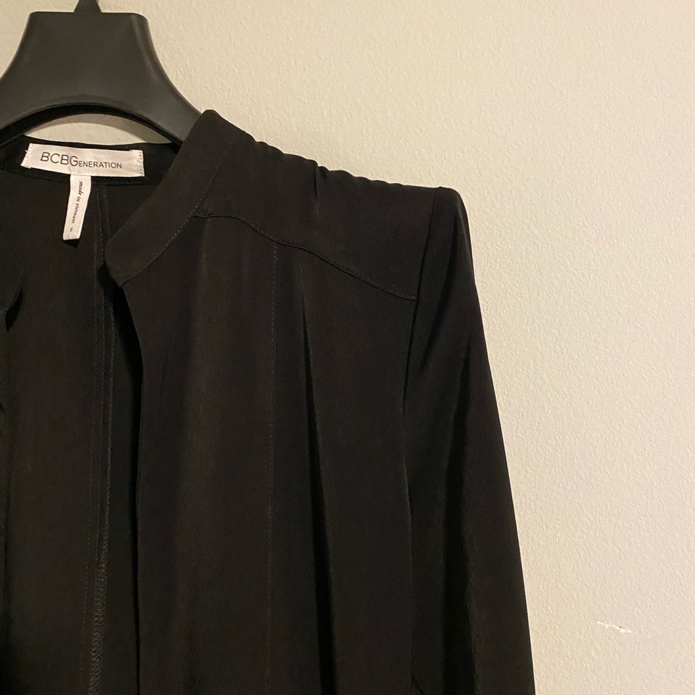 Nwt Bcbgeneration Open Front Waist Tie Jacket - image 6